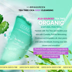 BRING GREEN Tea Tree Cica Trouble Cleansing Foam for Sensitive/Acne-Prone Skin (300ml)