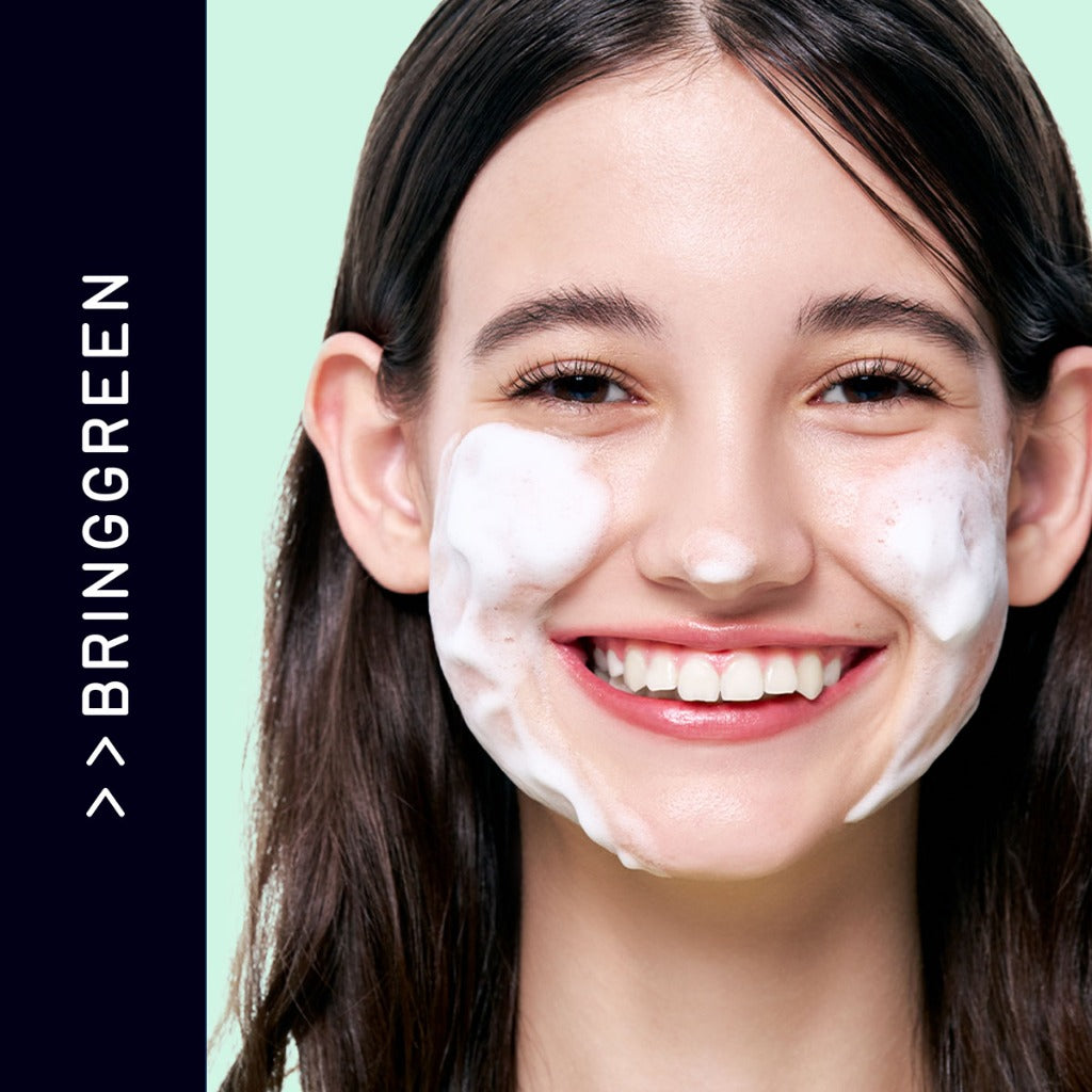 BRING GREEN Tea Tree Cica Trouble Cleansing Foam for Sensitive/Acne-Prone Skin (300ml)