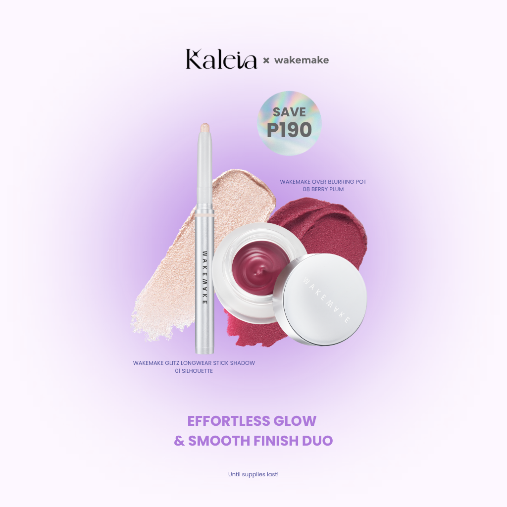 WAKEMAKE Stick Shadow #01 Silhouette & Over Blurring Pot #08 Berry Plum Bundle