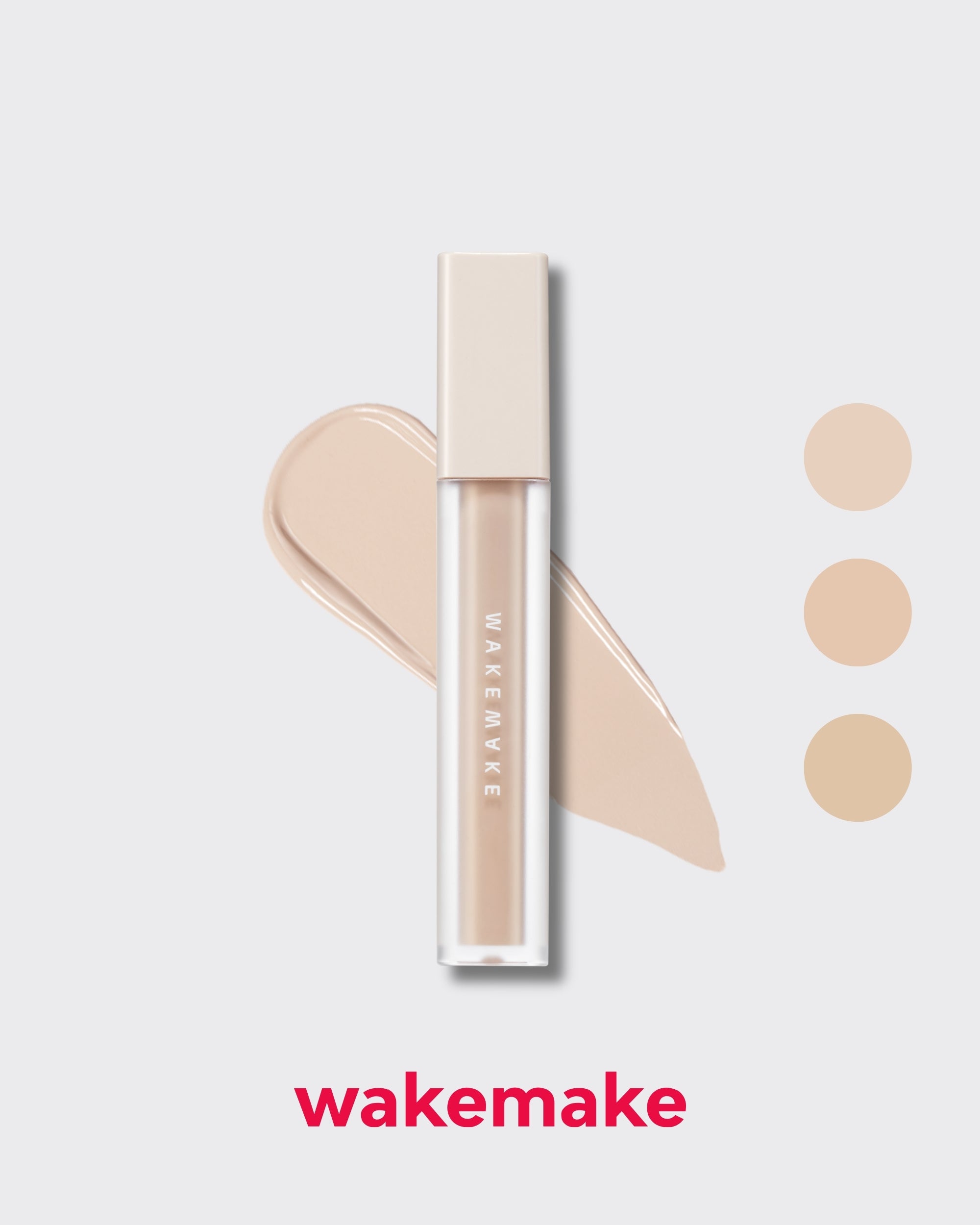 WAKEMAKE Defining Cover Concealer (6g) | Long-Lasting Full Coverage