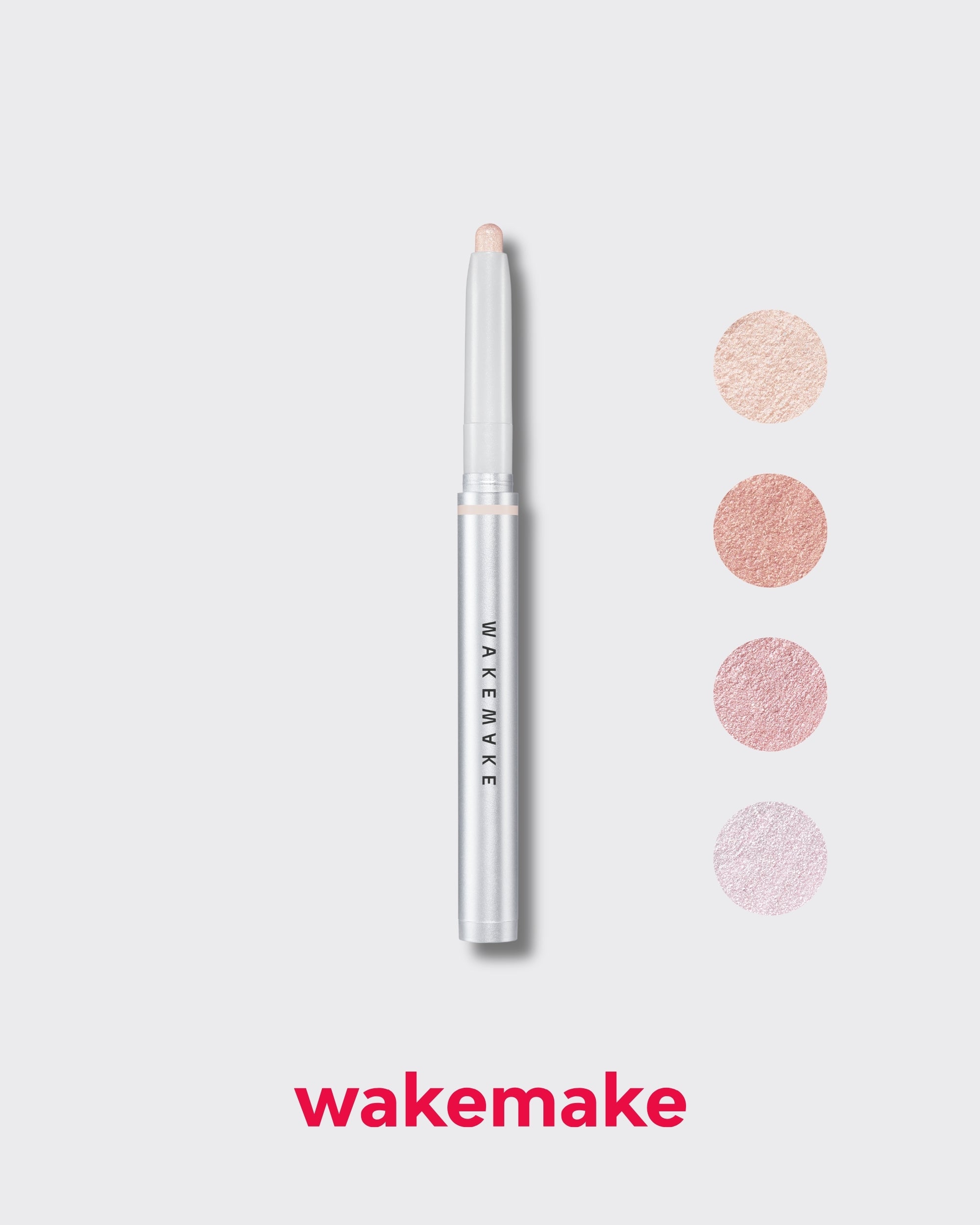 WAKEMAKE Glitz Longwear Stick Shadow (0.45g) | Smudge-Proof and Crease-Resistant