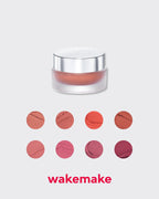 WAKEMAKE Over Blurring Pot (4.5g) | 2-in-1 Lip & Cheek Cream