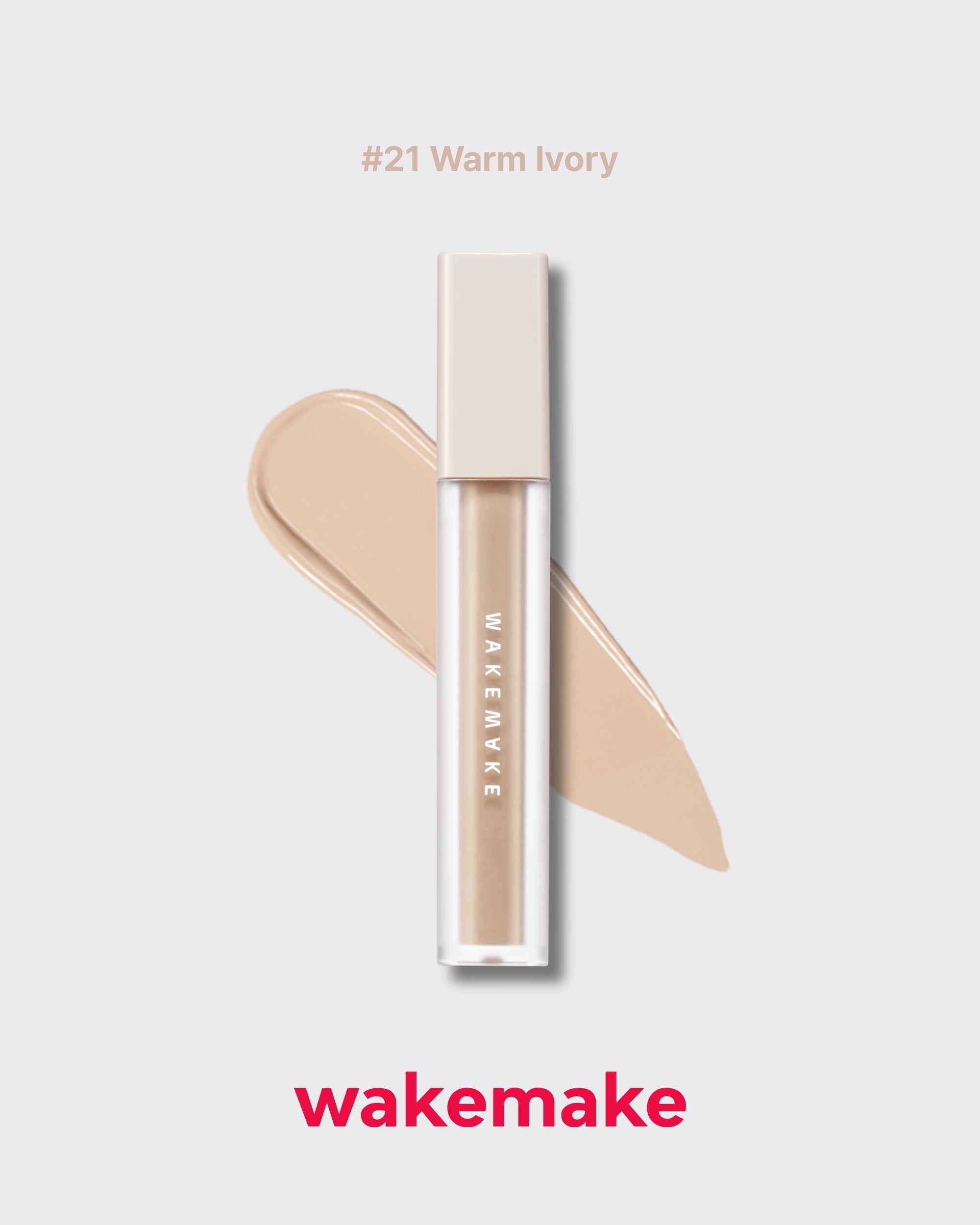 WAKEMAKE Defining Cover Concealer (6g) | Long-Lasting Full Coverage