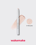 WAKEMAKE Glitz Longwear Stick Shadow (0.45g) | Smudge-Proof and Crease-Resistant