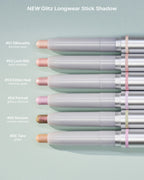 WAKEMAKE Glitz Longwear Stick Shadow (0.45g) | Smudge-Proof and Crease-Resistant