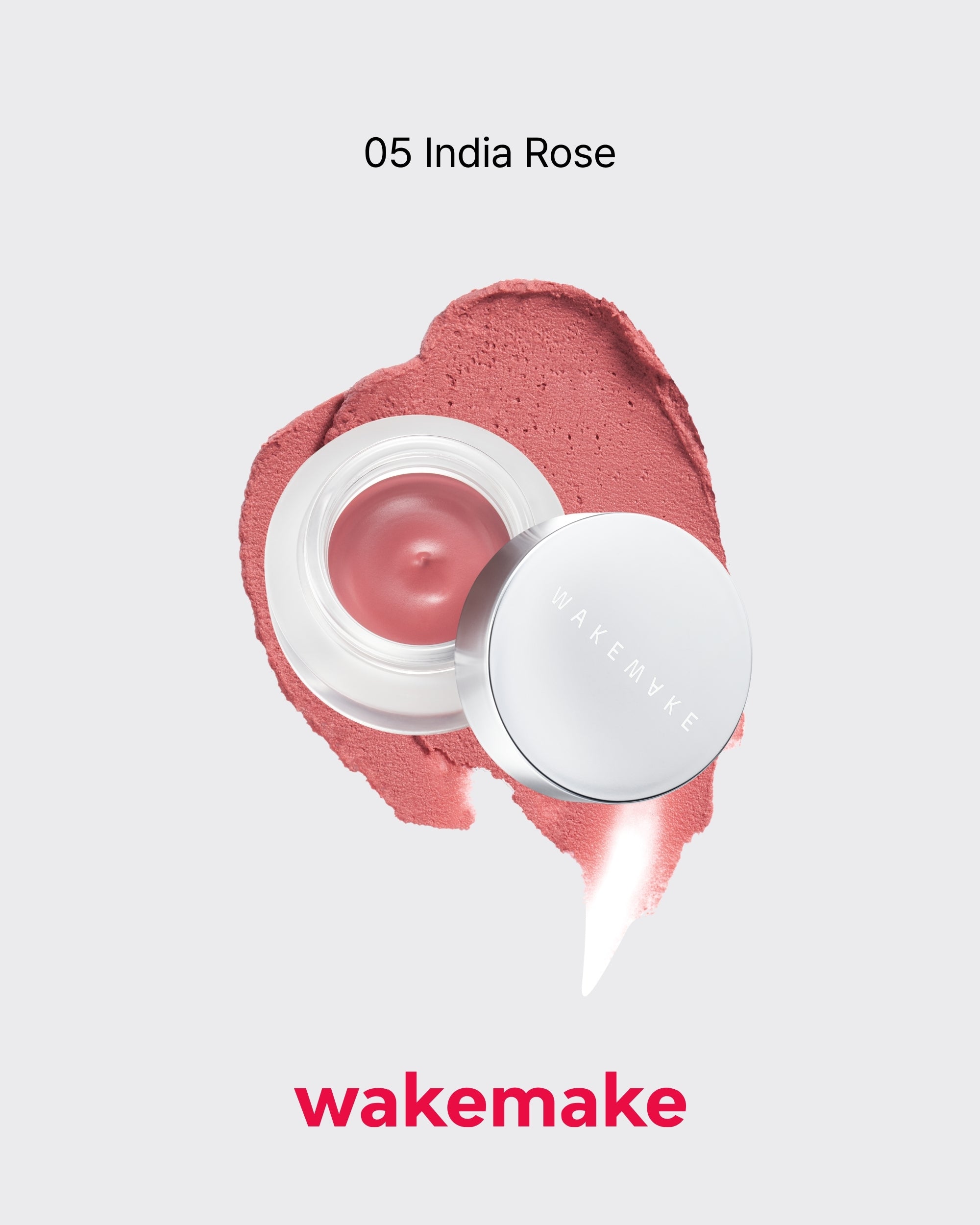 WAKEMAKE Over Blurring Pot (4.5g) | 2-in-1 Lip & Cheek Cream