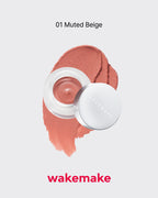 WAKEMAKE Over Blurring Pot (4.5g) | 2-in-1 Lip & Cheek Cream