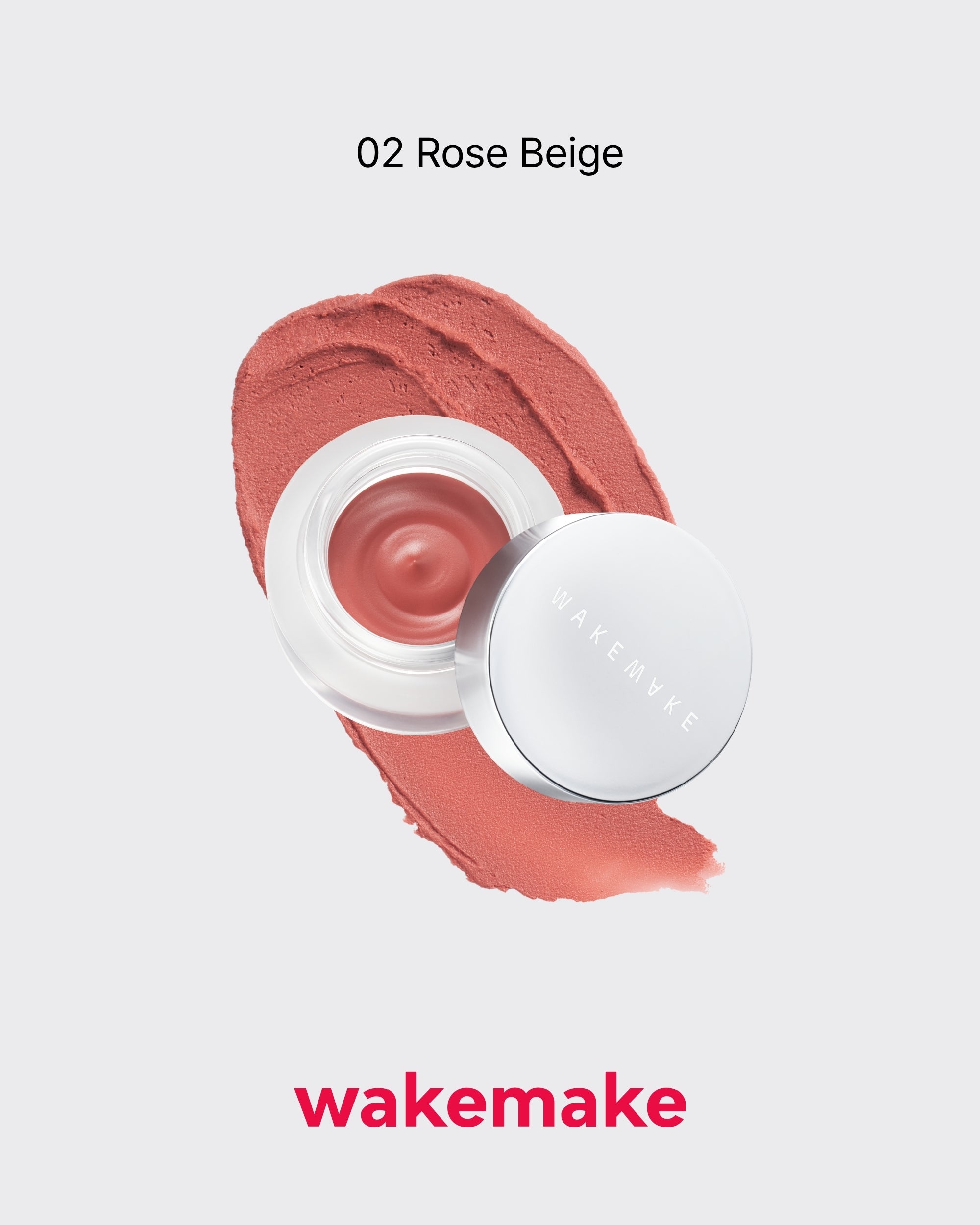 WAKEMAKE Over Blurring Pot (4.5g) | 2-in-1 Lip & Cheek Cream