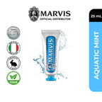 Marvis Whitening Mint 85ml + Smokers Whitening 85ml + Aquatic Mint 25ml