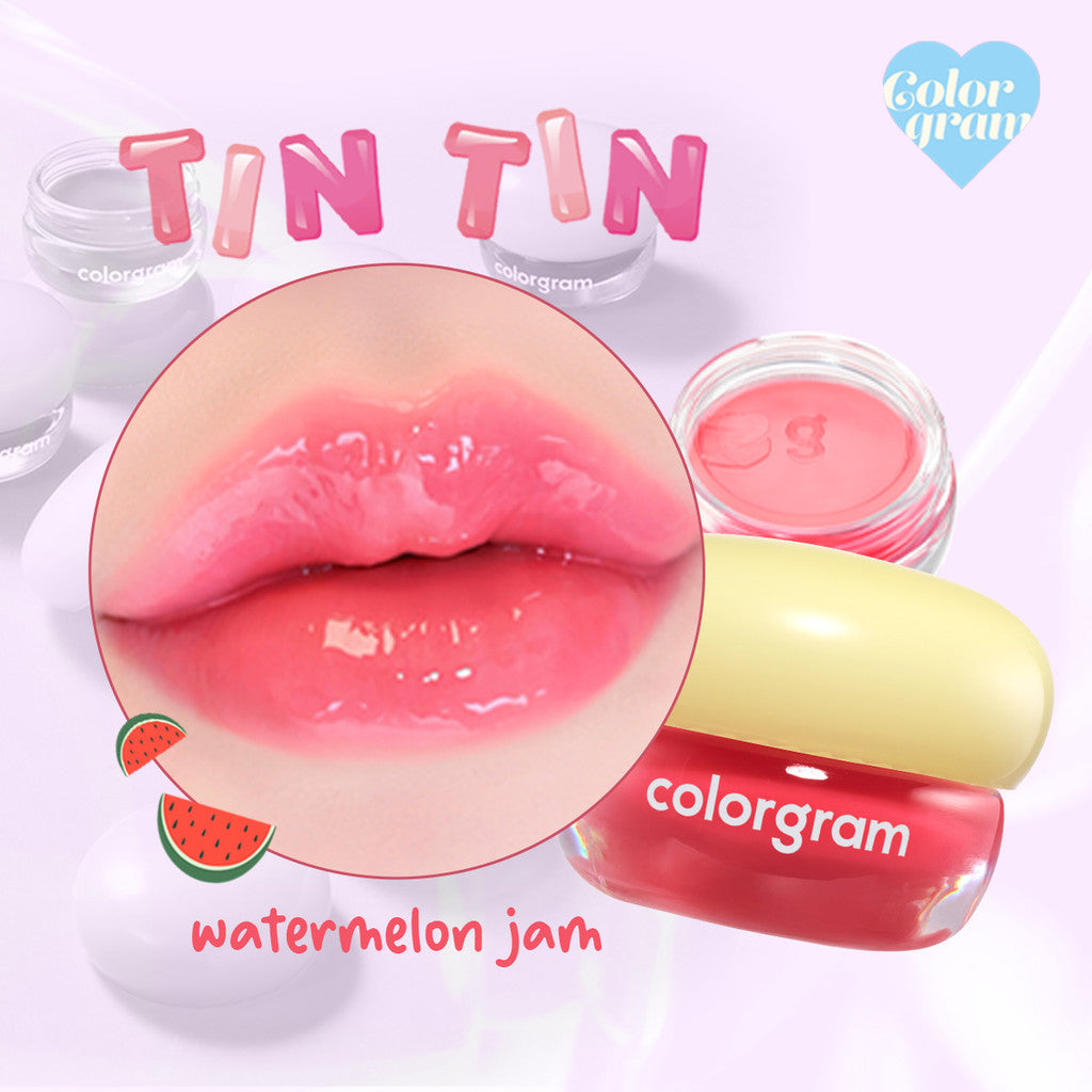 COLORGRAM Tintin Dory Lip Jam (3.5g) | Hydrating Vibrant Lip Jam