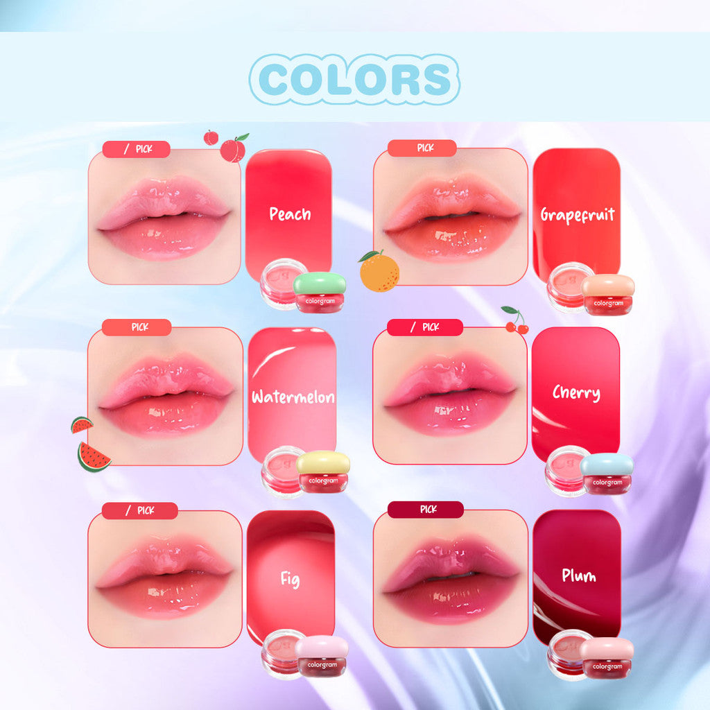 COLORGRAM Tintin Dory Lip Jam (3.5g) | Hydrating Vibrant Lip Jam