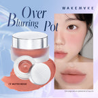 WAKEMAKE Over Blurring Pot (4.5g) | 2-in-1 Lip & Cheek Cream
