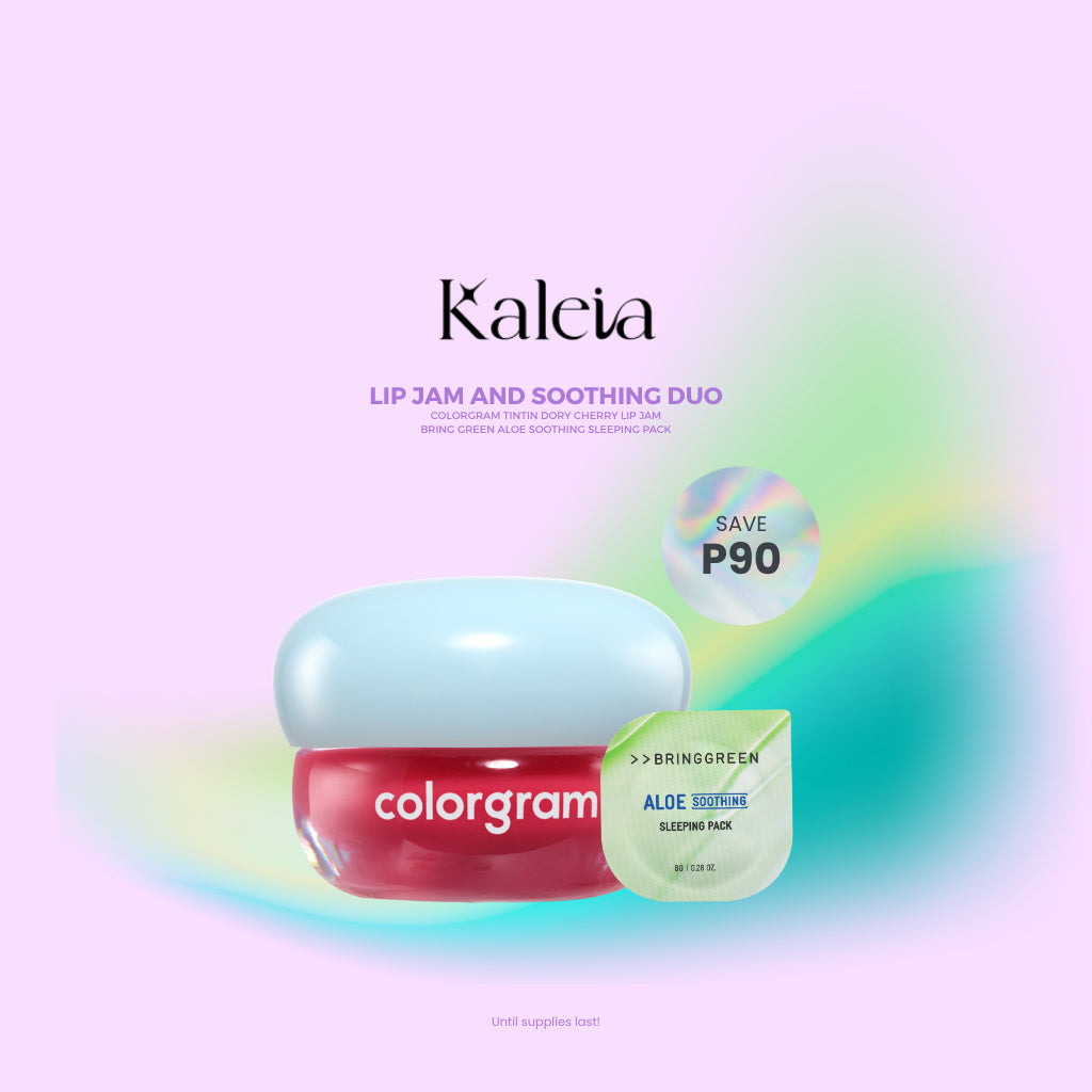 BRINGGREEN Aloe Soothing Sleeping Pack & COLORGRAM Tintin Dory Lip Jam Bundle