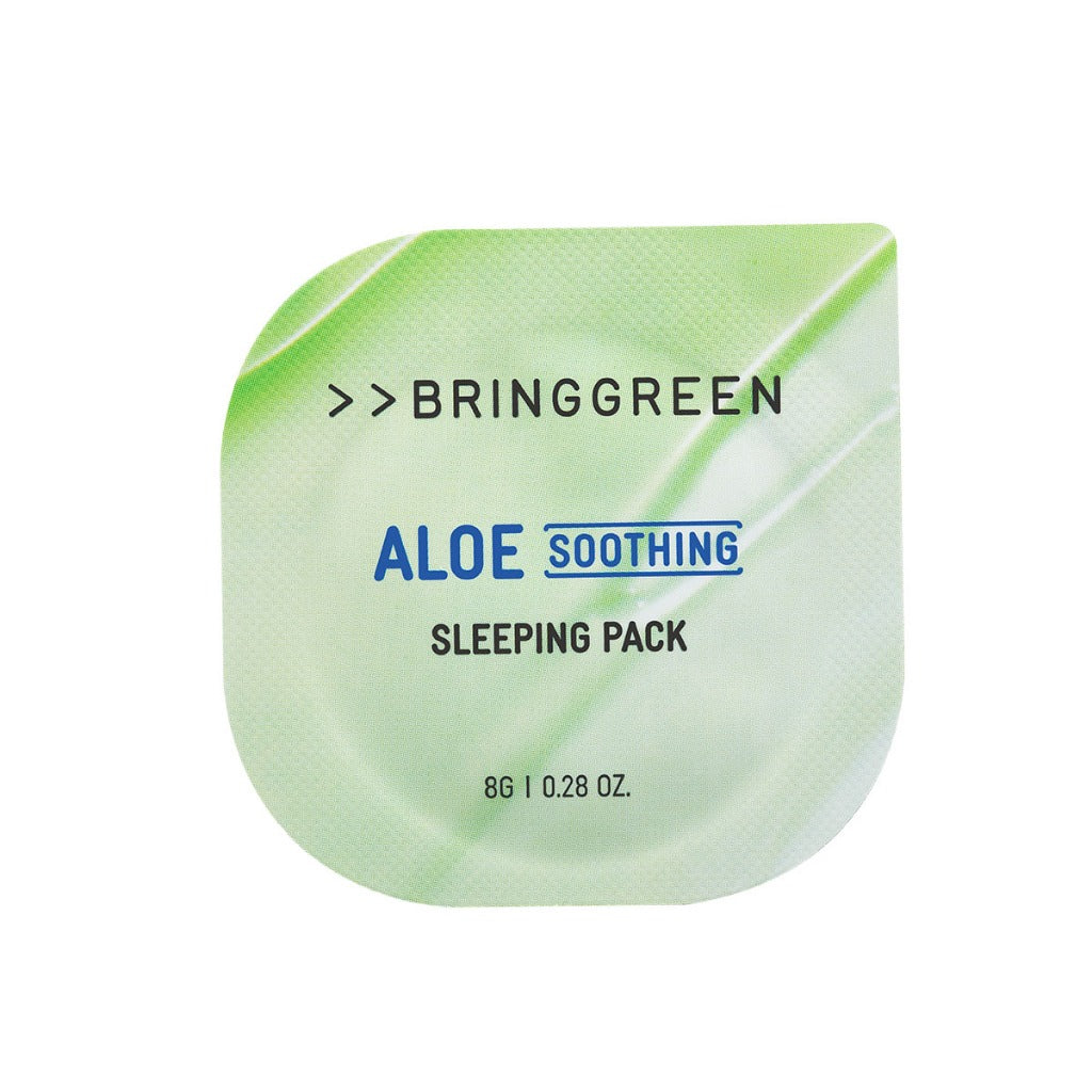BRINGGREEN Aloe Soothing Sleeping Pack & COLORGRAM Tintin Dory Lip Jam Bundle