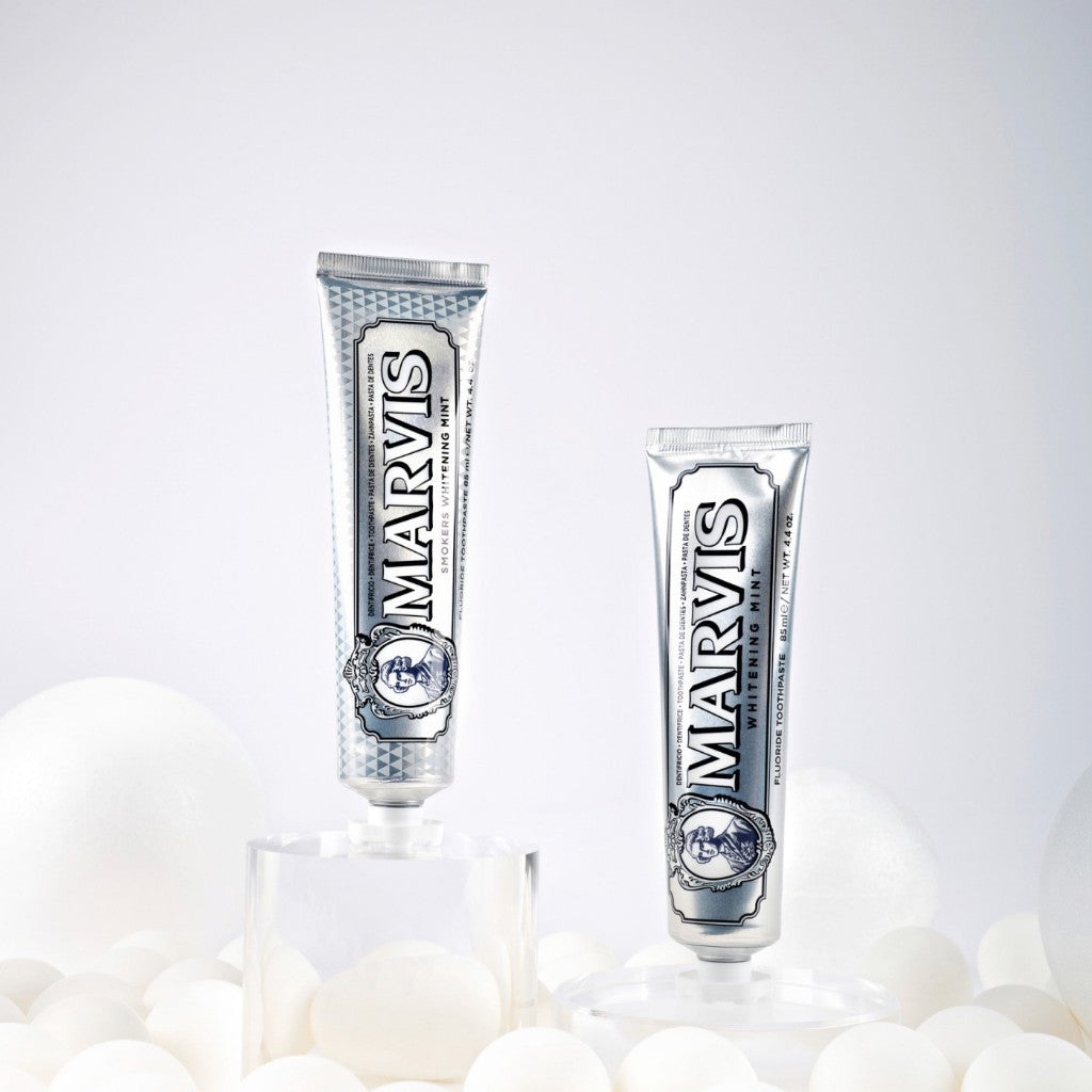 Bioheal x Marvis: Collagen Tone Up Sun Cream 50ml & Whitening Mint 85ml Toothpaste Smile & Glow Duo